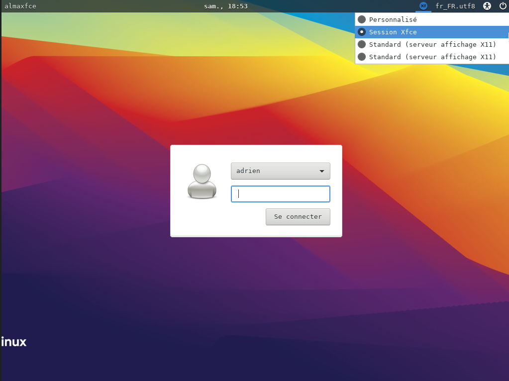 almalinux-8-lightdm-xfce