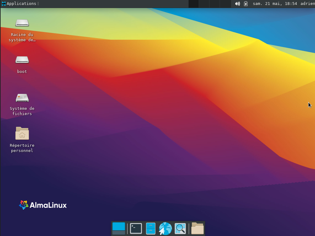 almalinux-8-xfce-bureau