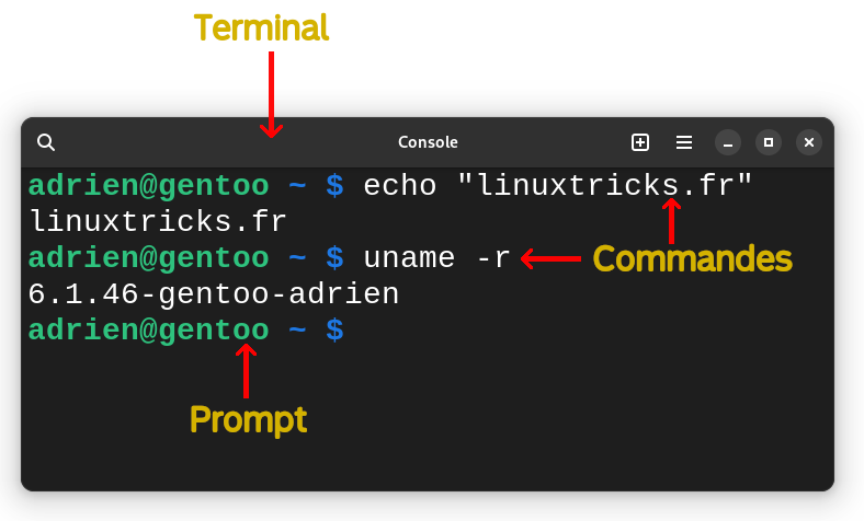 terminal-shell-prompt-commande