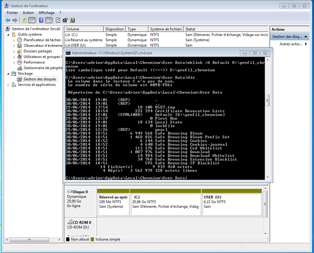 windows_lien_symbolique_vue_disques